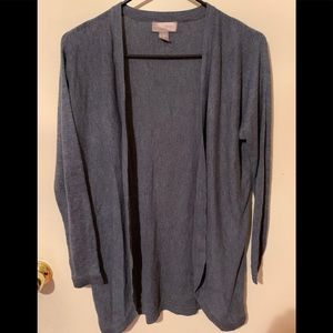 FOREVER21 blue long Cardigan